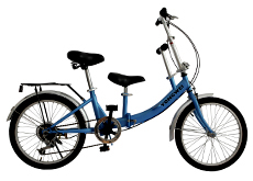 20"DOUBLE SEAT 6 SPEEP FOLDING BIKE